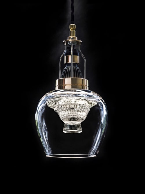 Blown glass/crystal inserts #42 | Pendants by Vitro Lighting Designs