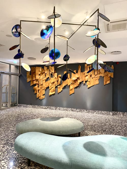 Iconic Neringa Hotel in Vilnius centre with a seaside concep | Chandeliers by Pleiades lighting | Neringa Hotel in Vilnius