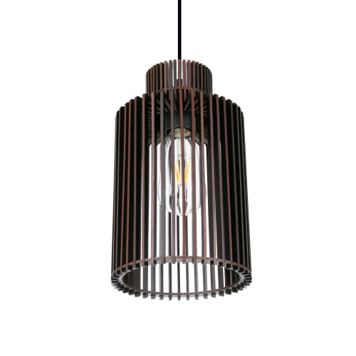Wooden Ceiling lamp - NILS 300 BLACK | Pendants by ANEKOdesign