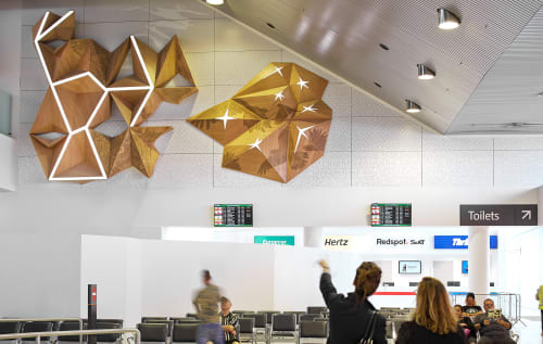From the Skies | Public Sculptures by Forlano Design | Perth Airport (PER) in Perth Airport