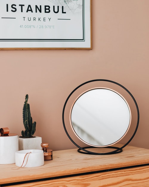 Hollow Table Mirror | Decorative Objects by Kitbox Design