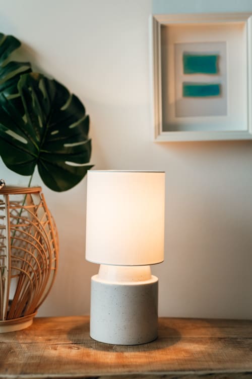 Chic bedside lamp - a form perfect for hotels, lobbies. | Lamps by ENOceramics