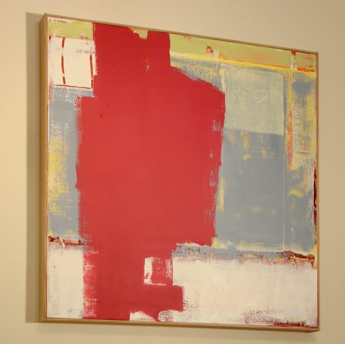 The Red Shape | Paintings by Joey Korom | Private Residence, Chicago in Chicago