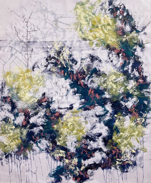 Botánica 19-1 | Oil And Acrylic Painting in Paintings by DAVID SKILLICORN - American Abstract Painter