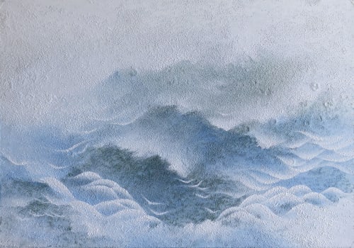 Traces in the air | Oil And Acrylic Painting in Paintings by Francesca Borgo