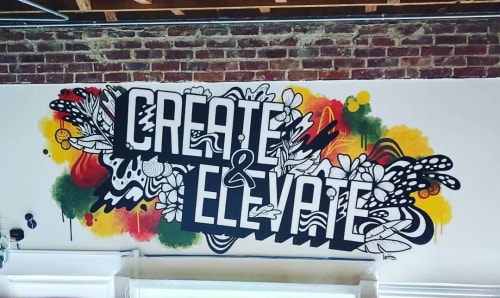 Create Elevate | Murals by Letta Art | Zone Rouge in Los Angeles