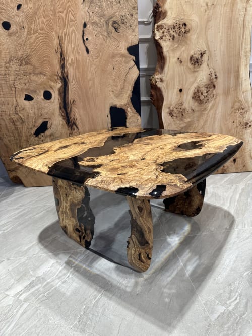 Epoxy Coffee Table -  Custom Coffee Table Made To Order | Tables by Tinella Wood