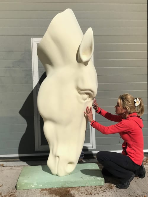 Horse Head | Sculptures by Eleanor Cardozo