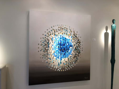 Eclipse | Oil And Acrylic Painting in Paintings by Nina K