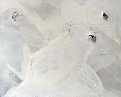 White Noise | Oil And Acrylic Painting in Paintings by Joanna Cutri