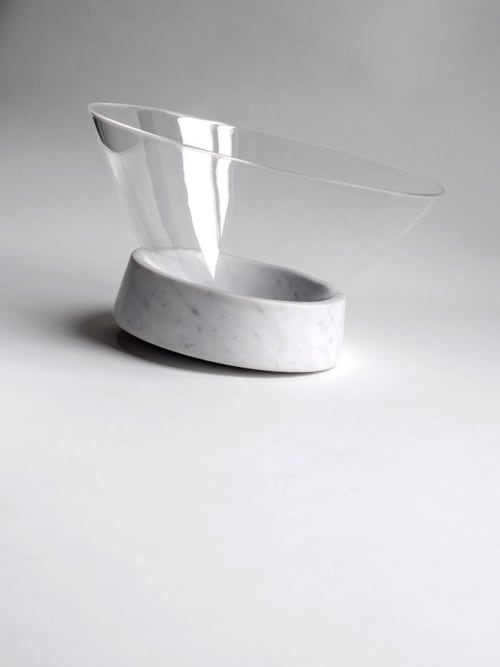 Egocentrico - carrara | Decorative Bowl in Decorative Objects by gumdesign