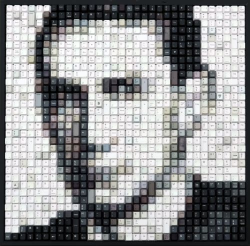 Kilobyte - Claude Shannon | Mixed Media by Erik Jensen Art