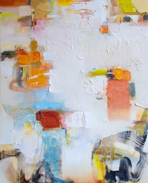 409 Morano | Oil And Acrylic Painting in Paintings by Anne B Schwartz