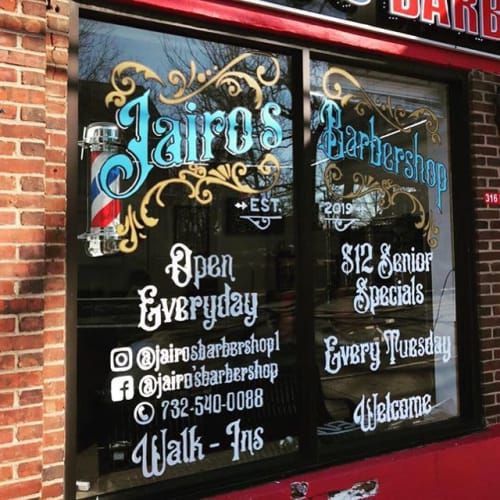 Jairo’s Barbershop | Paintings by Koval Mural by Dan Koval | Jairo's Barbershop in Metuchen