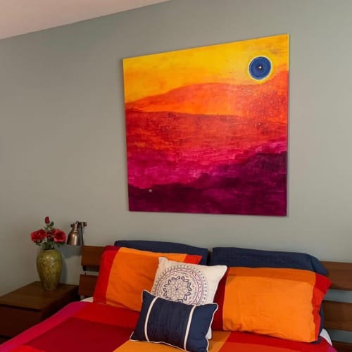 Vivid (sold) | Oil And Acrylic Painting in Paintings by Aarti Bartake
