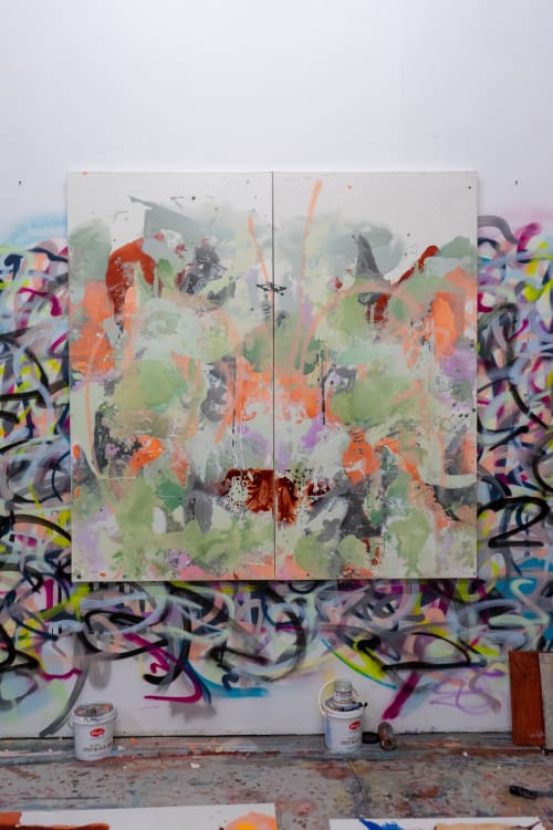 Moss Research | Oil And Acrylic Painting in Paintings by Kori Gabs