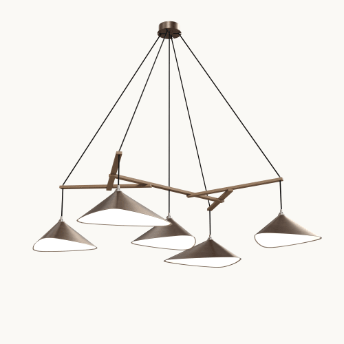 Emily Group of Five Pendant Light | Chandeliers by MOSS Objects