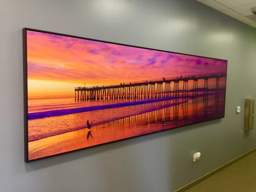 Southside Sunset Hermosa Beach Pier | Prints by Brent Broza | Kinecta Federal Credit Union - Hermosa Beach in Hermosa Beach