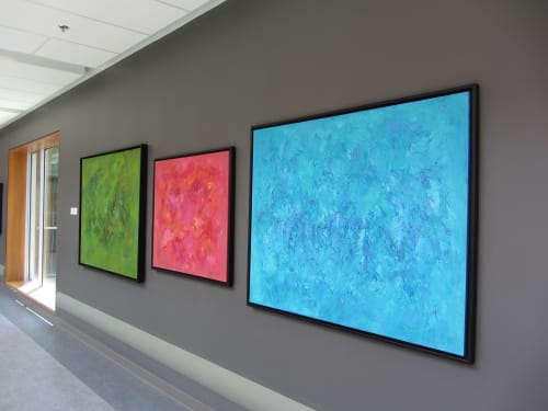 Chakra Healing Series | Oil And Acrylic Painting in Paintings by Candace Wilson Art Studio | Peterborough Regional Health Centre in Peterborough