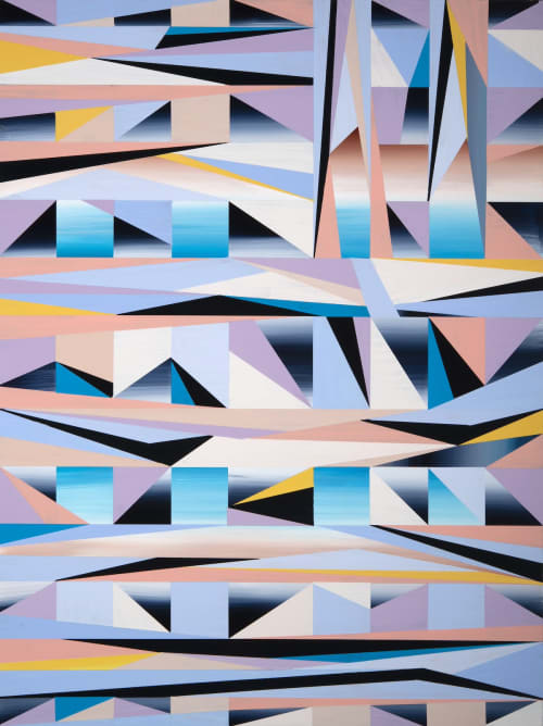 'We're With You' acrylic on panel, 24" x 18" | Oil And Acrylic Painting in Paintings by Elyce Abrams