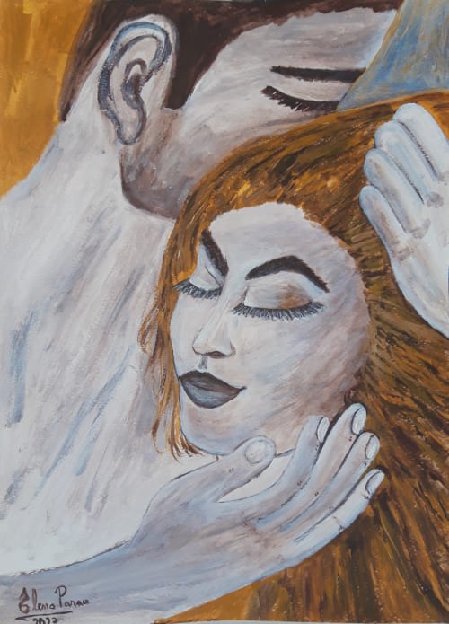 Colores de Sensualidad 18 (2023) | Oil And Acrylic Painting in Paintings by Elena Parau