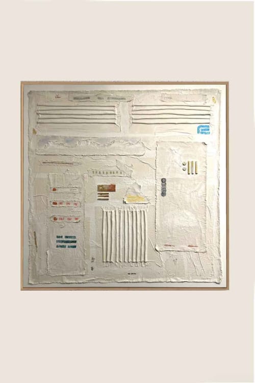 Totem T4848 B | Mixed Media in Paintings by Michael Denny Art, LLC