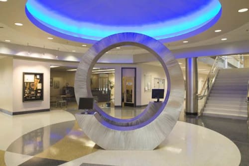 Spiral Echo | Sculptures by John Mishler | Purdue University Department of Computer Sciences in West Lafayette