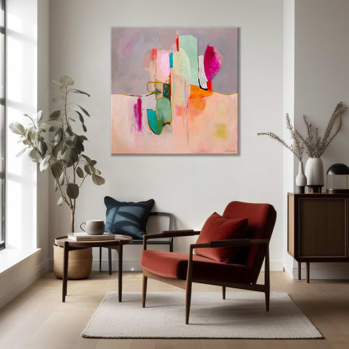 Awakenings #4  - fine art giclee print on canvas | Oil And Acrylic Painting in Paintings by Sarina Diakos Art | Combined Insurance, a division of Chubb Insurance Australia Limited in North Sydney