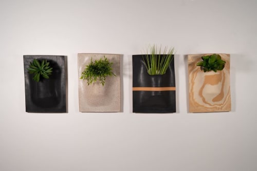 Hanging Slab-Dropped Planter | Vases & Vessels by Luke Shalan | Austin Proper Hotel in Austin