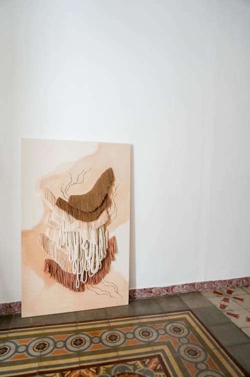 Expansion | Embroidery in Wall Hangings by Mariana Baertl