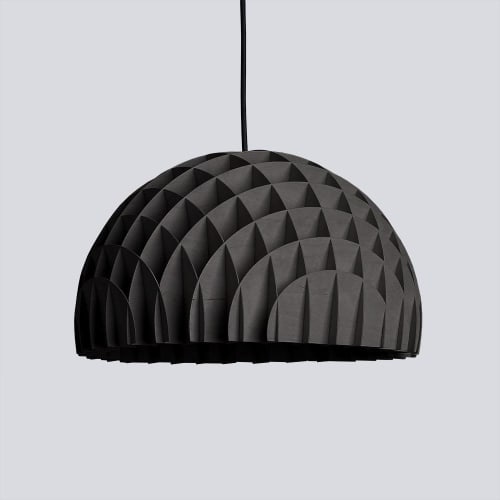 Arc Pendant Black Plywood | Pendants by LAWA DESIGN