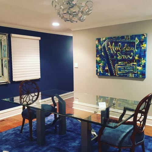 Holiday Inn | Oil And Acrylic Painting in Paintings by Jennifer Hayes