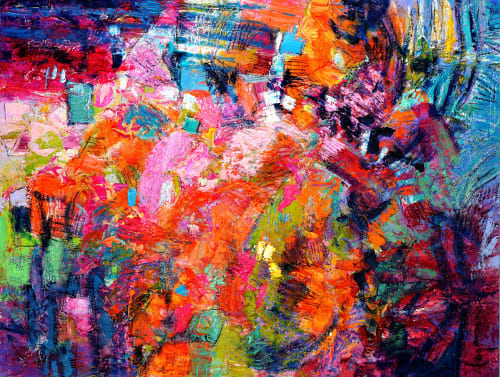 Butterfly Release #30 | Oil And Acrylic Painting in Paintings by Dorothy Fagan Fine Art: Joy's Garden