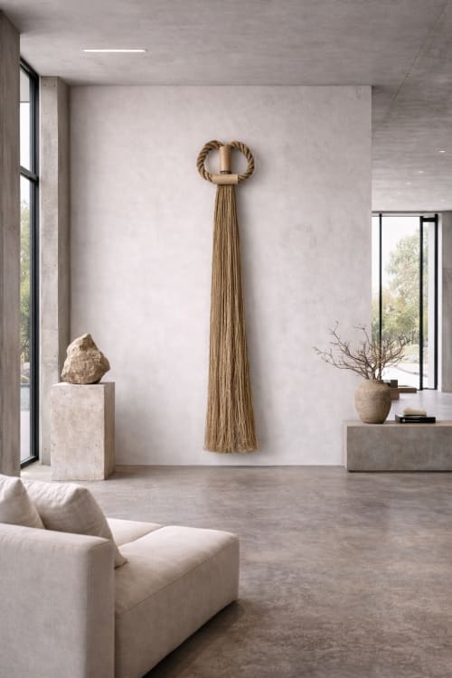 Jute rope wall art - XL | Macrame Wall Hanging in Wall Hangings by Olivia Fiber Art