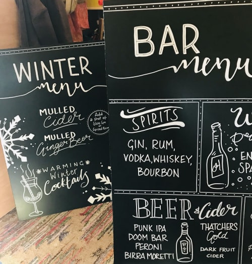 Chalkboard | Signage by The Peculiar Pear | The Peculiar Pear Studio in Southampton