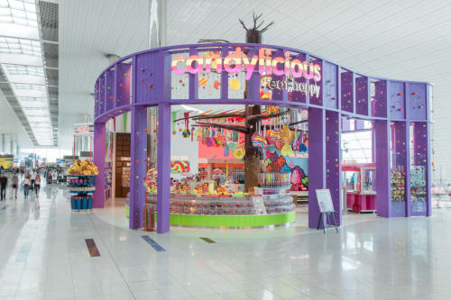 CANDYLICIOUS – DUBAI AIRPORT | Interior Design by H2R Design | Candylicious Dubai Terminal 3 in Dubai
