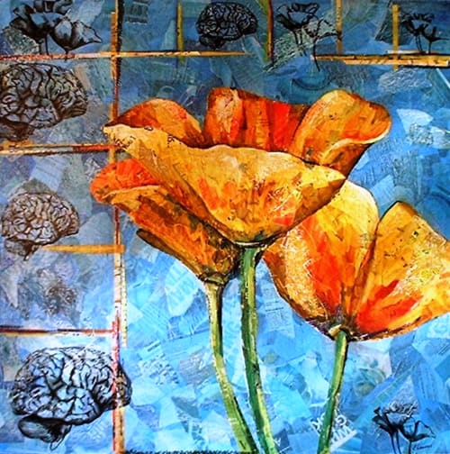 Beauty and the Brain No. 1 | Paintings by Eileen Downes