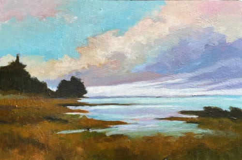 Endless Light - Acrylic Landscape Painting on Canvas | Oil And Acrylic Painting in Paintings by Filomena Booth Fine Art