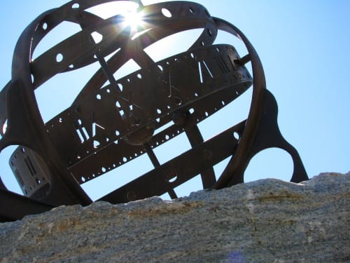 Spirit Sundial | Public Sculptures by Sunsmith Design | Peach Orchard Beach Park in Summerland