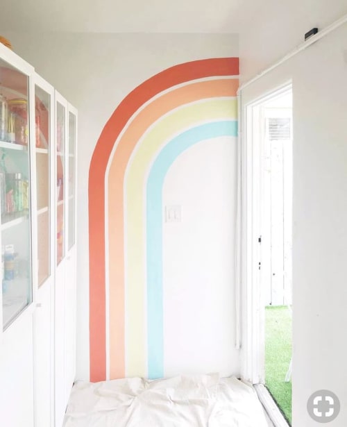 Rainbow Mural | Murals by Stefanie Bales Fine Art | Wee Gather in San Diego