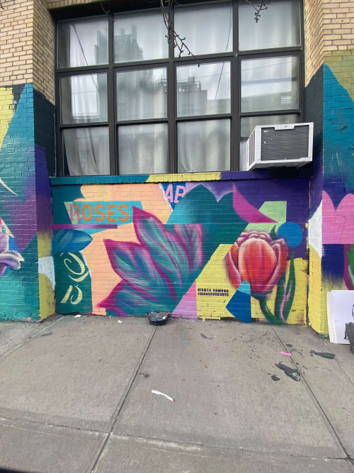 Bianca Romero murals: floral, abstract, contemporary | Murals by Bianca Romero | Brooklyn in Brooklyn