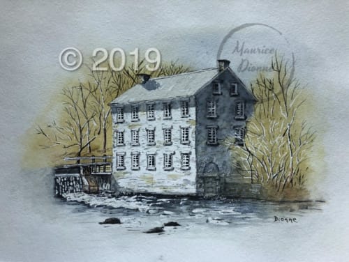 Watson Mill 2 | Watercolor Painting in Paintings by Maurice Dionne FINEART