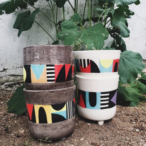 Handmade planter | Vases & Vessels by Kizilkarakovan