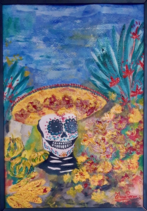Mexico mi amor 1 (2024) | Oil And Acrylic Painting in Paintings by Elena Parau