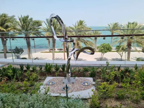 Singing, Waiting, Floating | Public Sculptures by Wenqin CHEN | Katara Towers in Lusail