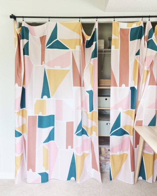 Building Blocks drapery | Curtains & Drapes by LEMONNI