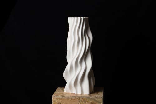 Tornado, 0011, by Yiannis Vogdanis, 3D Printed Ceramic Art | Sculptures by BinaryCeramics
