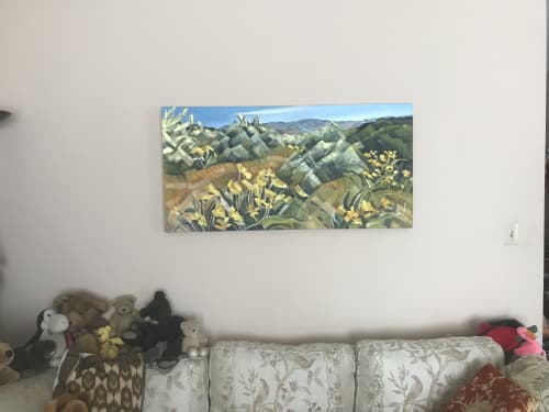 Chickadee Ridge 24x48 | Paintings by Rachel Teannalach