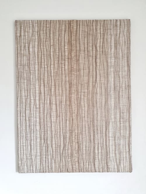 Grounded | Tapestry in Wall Hangings by Saskia Saunders | Edward Bulmer Natural Paint in London