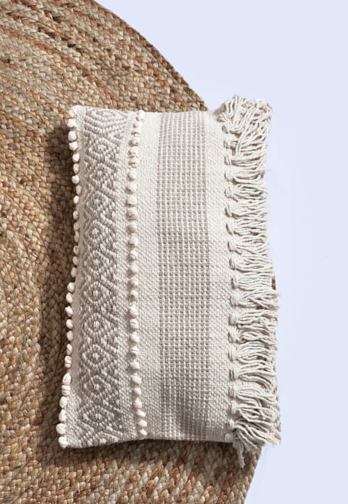 Harper Artisanal Handloom Weave Pillow Cover_ | Cushion in Pillows by Humanity Centred Designs